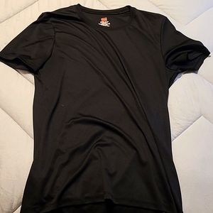 Plain black tee